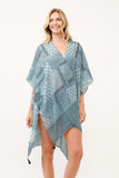 RAJ CARROL PATCHWORK PRINTED KIMONO