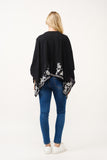 RAJ LILI FLORAL EMBROIDERED DUSTER KIMONO