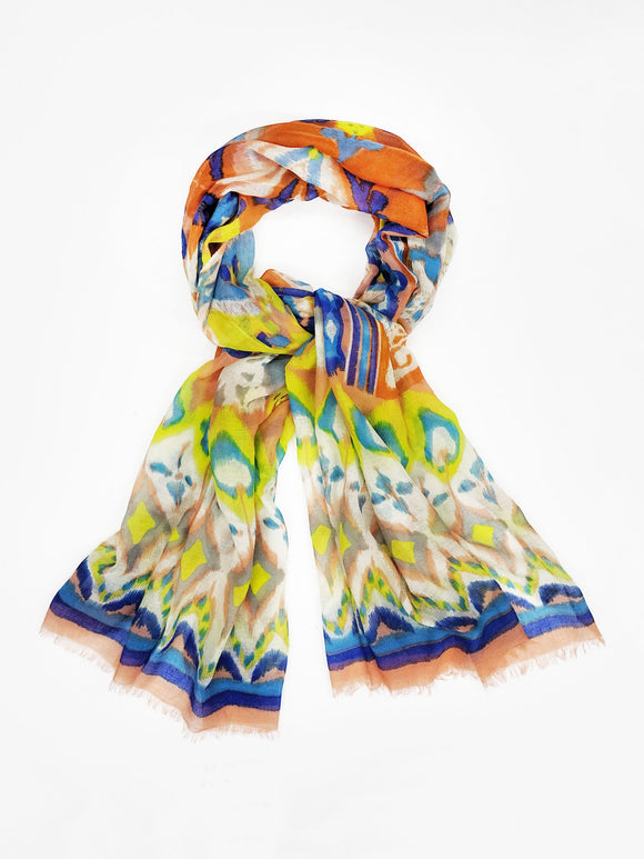 MARCY PRINTED PAREO / SCARF / STOLE / HALTER DRESS