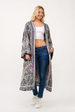 RAJ LENI THICK STITCH EMBROIDERED DUSTER