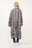 RAJ LENI THICK STITCH EMBROIDERED DUSTER