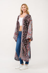 RAJ SASKIA THICK STITCH EMBROIDERED DUSTER